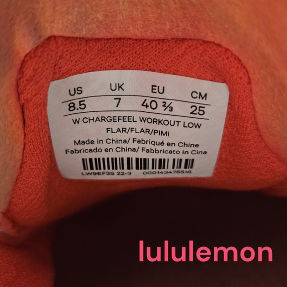 Lululemon Chargefeel Low Workout Shoe - Picture 10 of 10